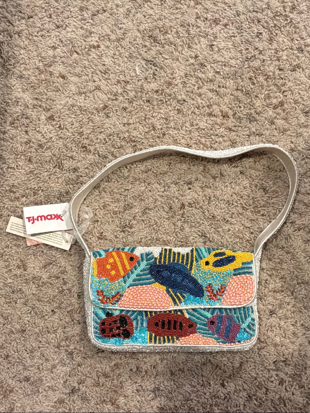 Beaded Ocean Purse